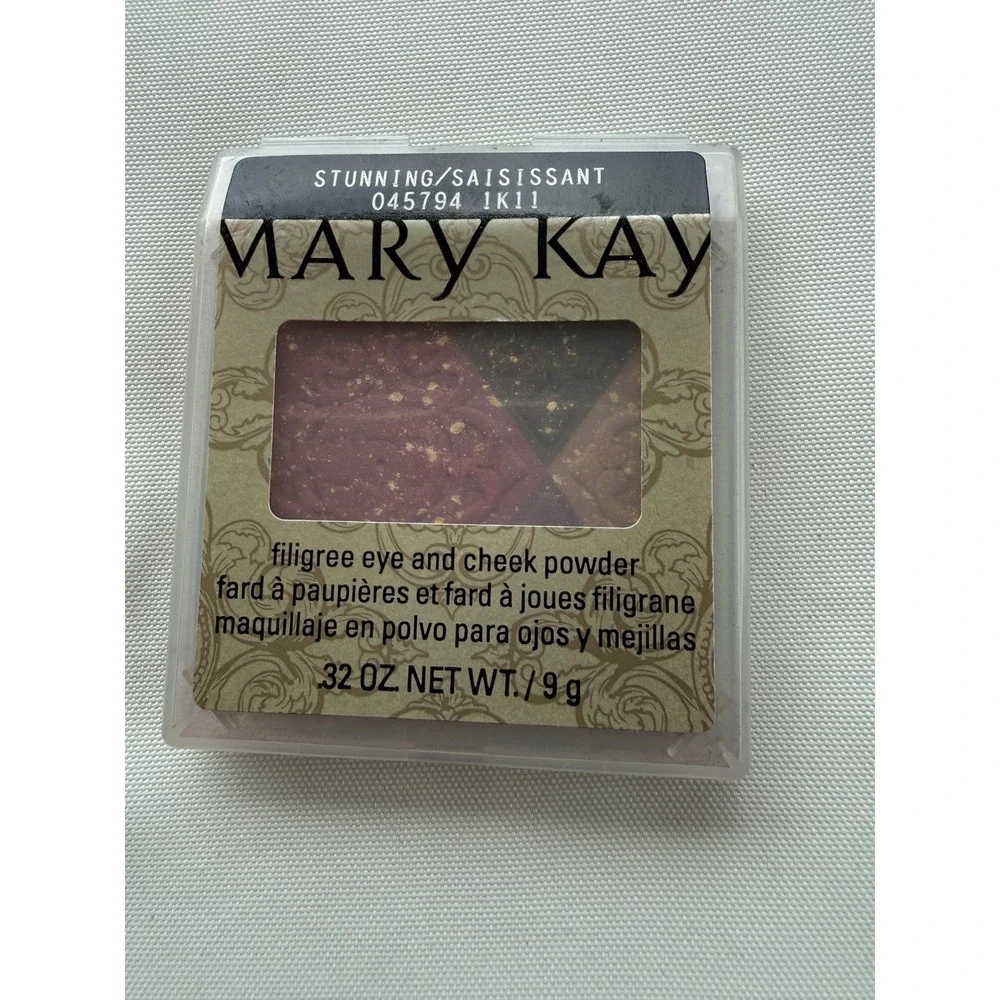 Mary Kay Filigree Eye and Cheek Powder Stunning 045794‎ 1K11 Shimmer Palette 9g